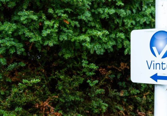 Vintec entrance sign